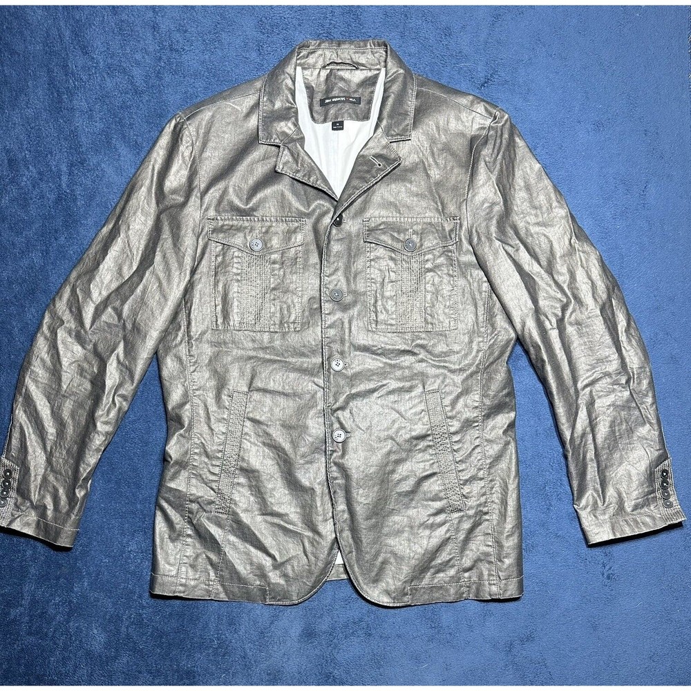 John Varvatos USA Button Down Jacket Brown Men’s Size Medium